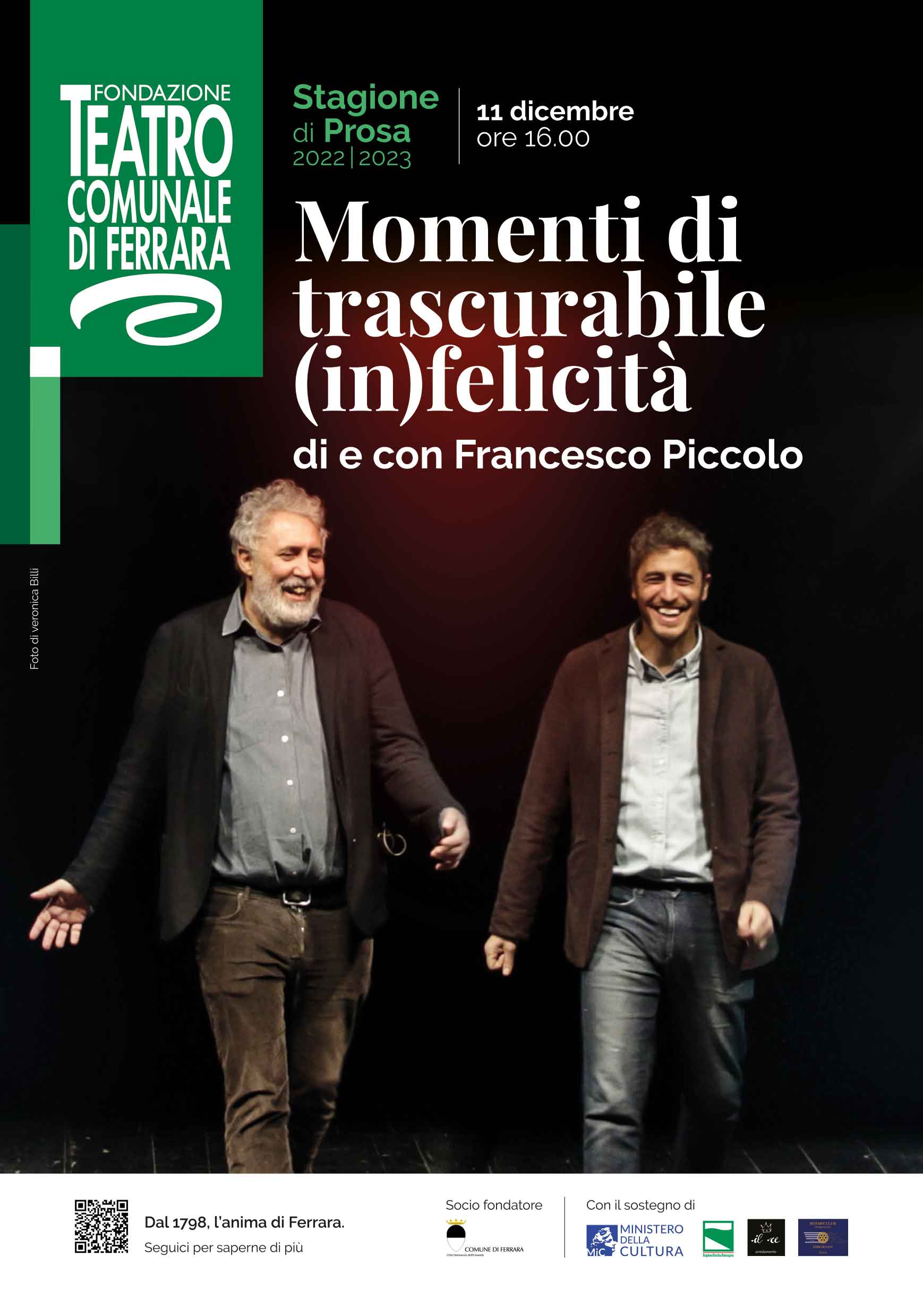 MOMENTI DI TRASCURABILE (IN)FELICITÀ – Teatro Comunale di Ferrara